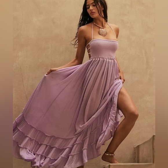 Free People Lavender Maxi Dress - Picture 2 of 10